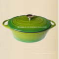 Esmalte de hierro fundido Cookware Cazuela Fabricante De China Tamaño: 25X18X9cm